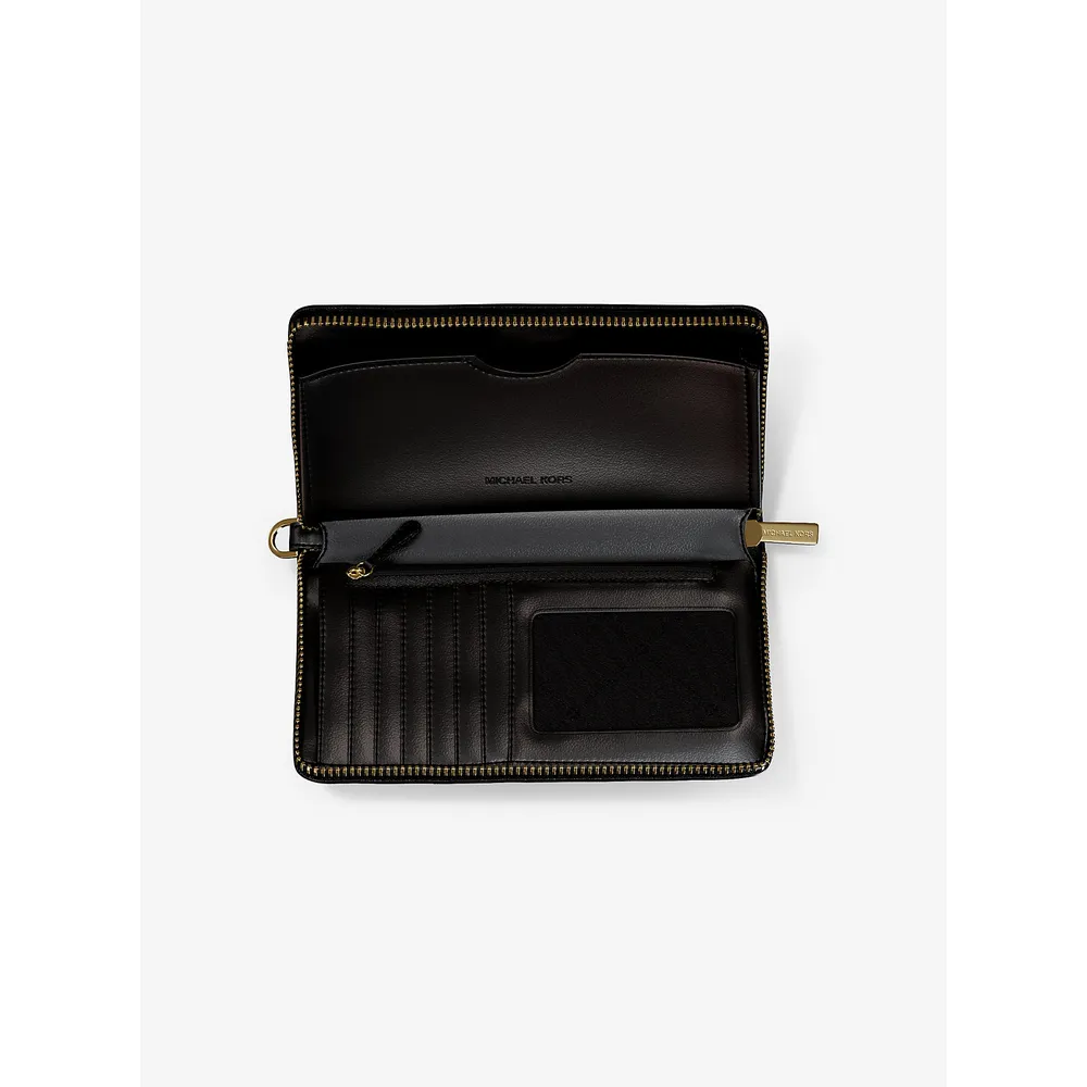 Michael Kors Cartera para smartphone con logotipo grande de Jet Set | Black