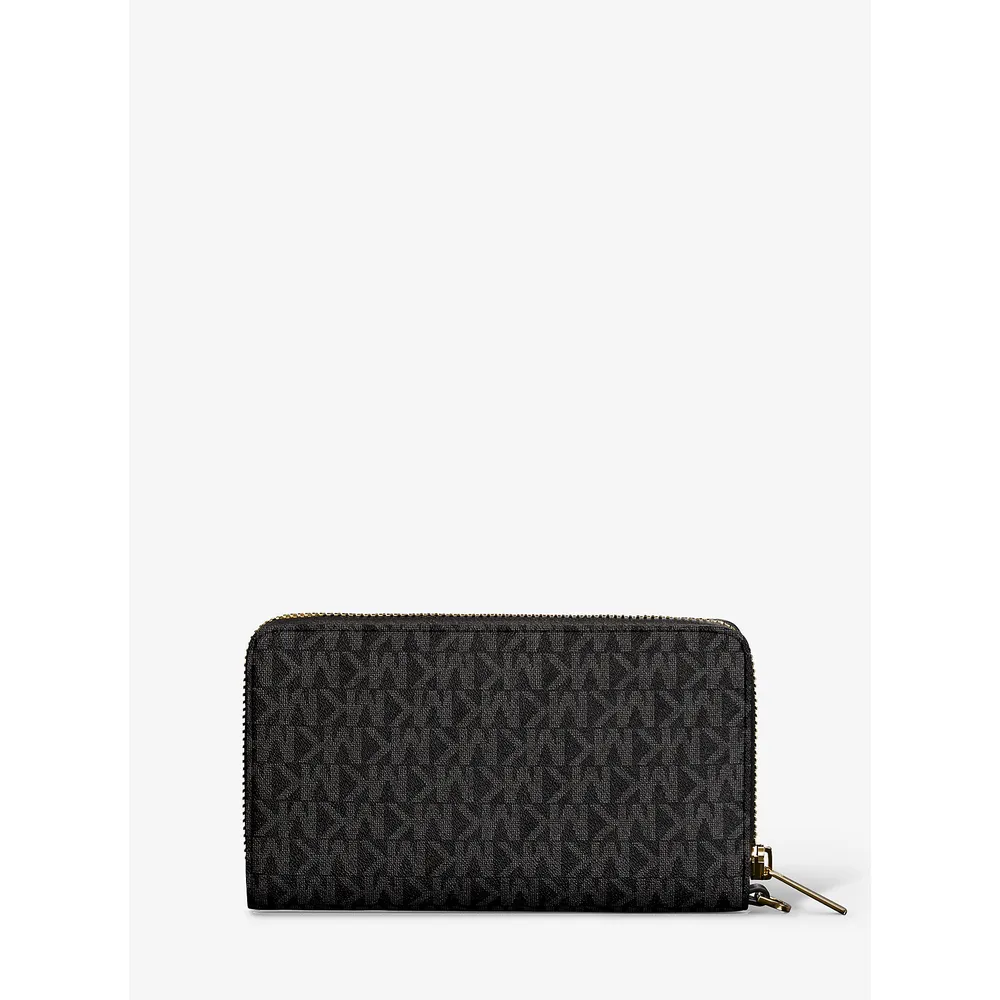 Michael Kors Cartera para smartphone con logotipo grande de Jet Set | Black