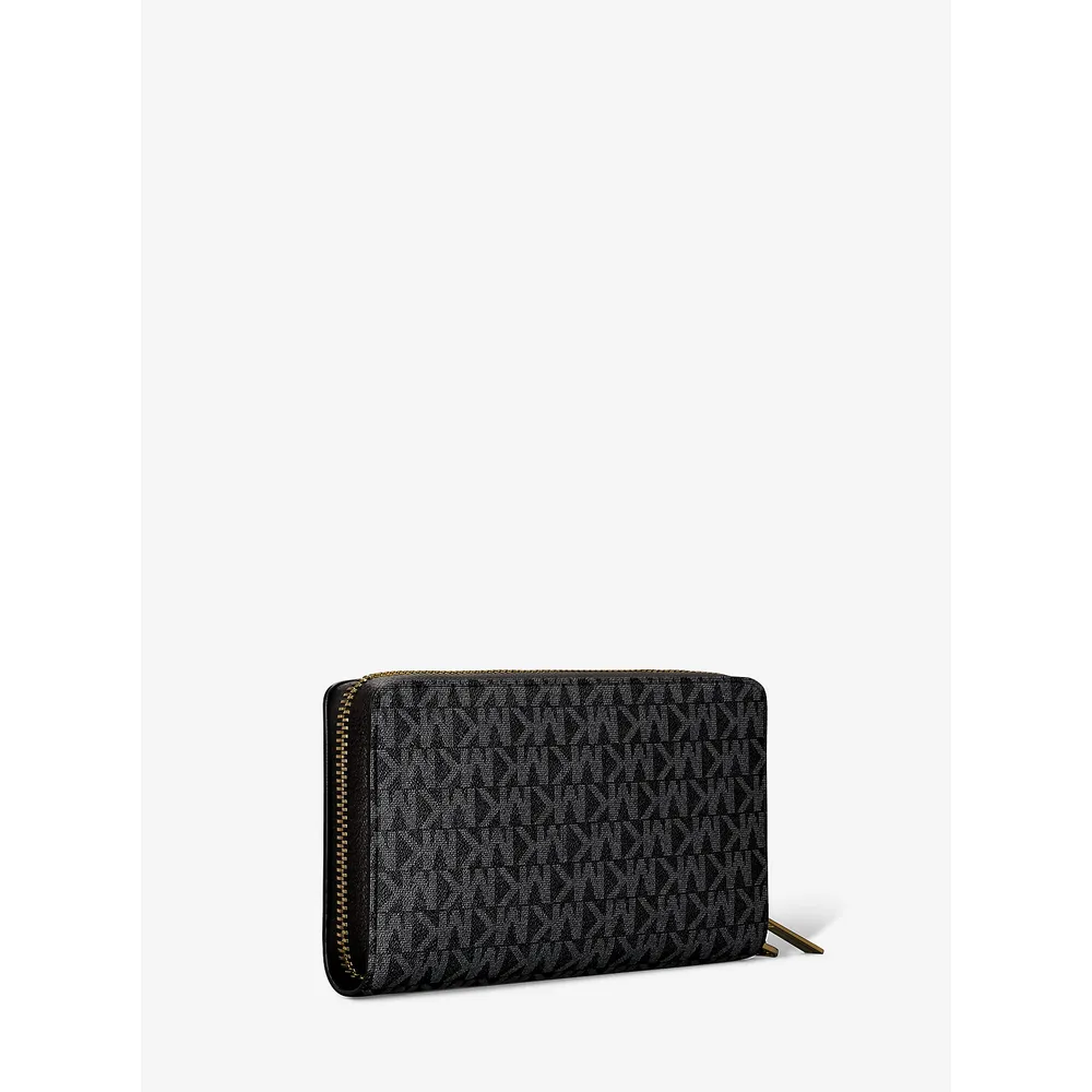 Michael Kors Cartera para smartphone con logotipo grande de Jet Set | Black