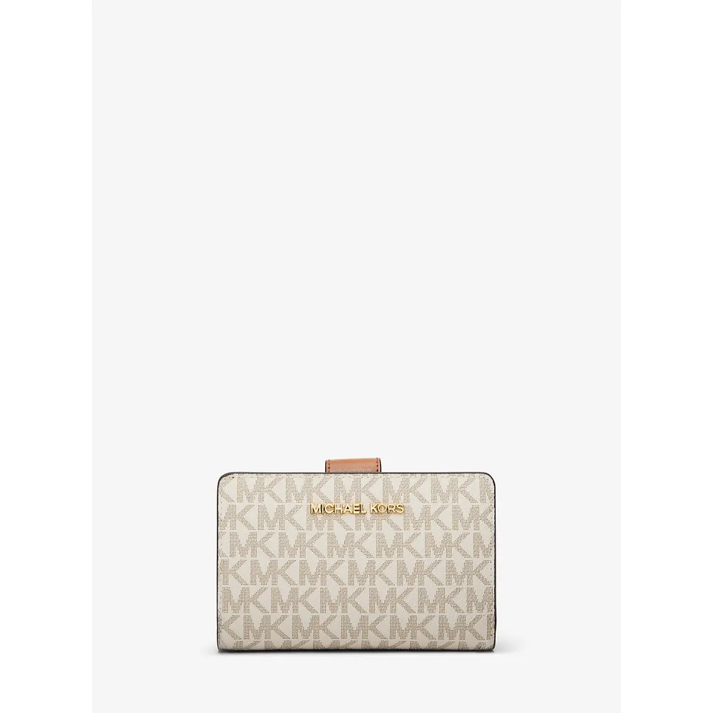 mk287727531_0_webp.webp Michael Kors Cartera mediana con logotipo de la firma | Vainilla