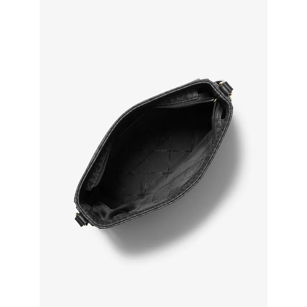 Michael Kors Bolso bandolera grande con logotipo de Jet Set Travels | Negro