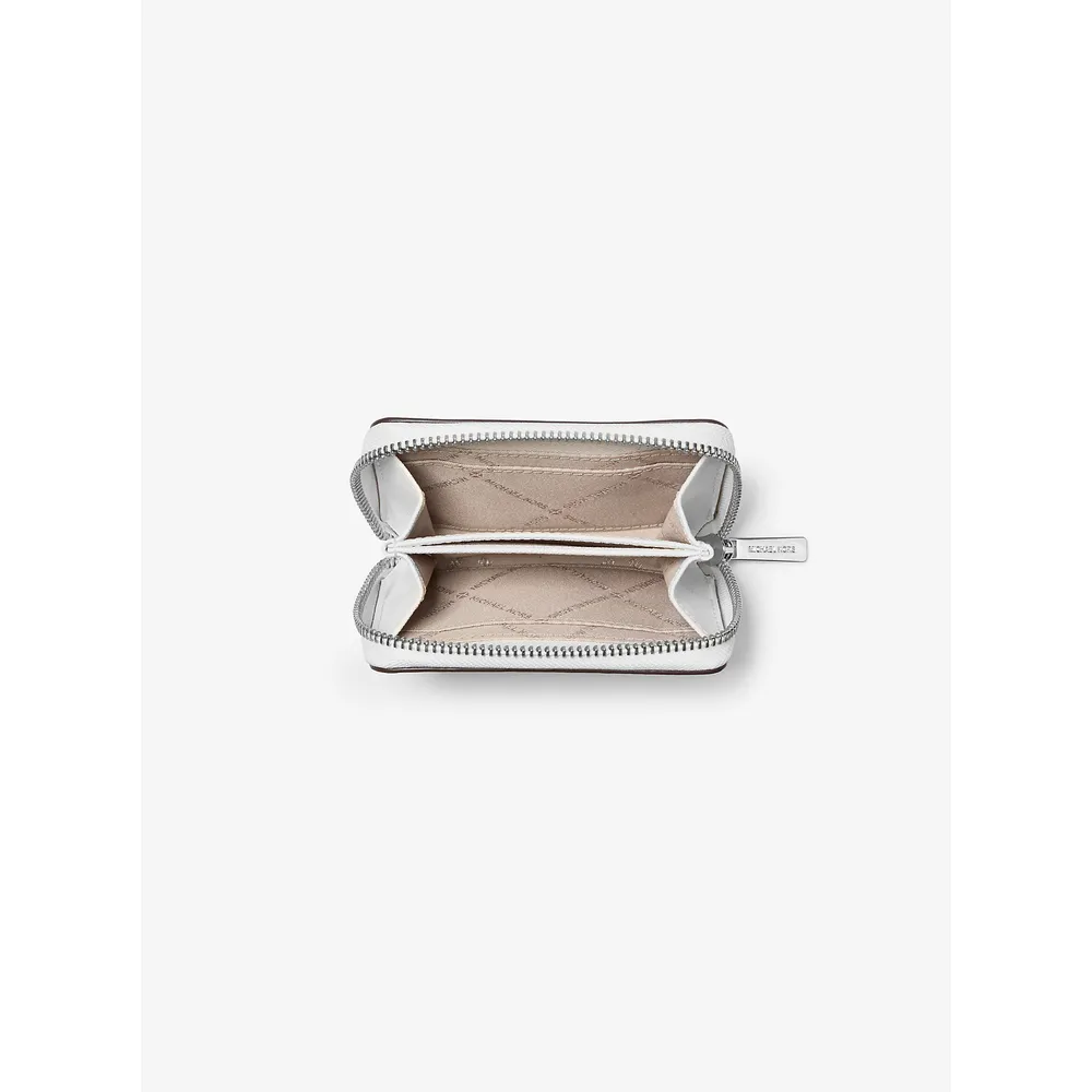 Michael Kors Cartera mediana Jet Set Travel de piel saffiano | Blanco óptico