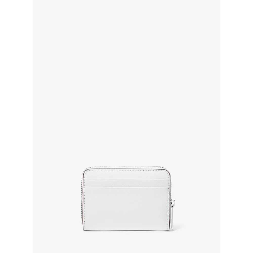 Michael Kors Cartera mediana Jet Set Travel de piel saffiano | Blanco óptico