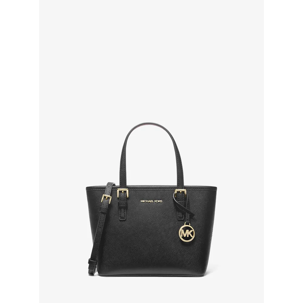 Michael Kors Bolso tote Jet Set Travel extrapequeño saffiano | Negro