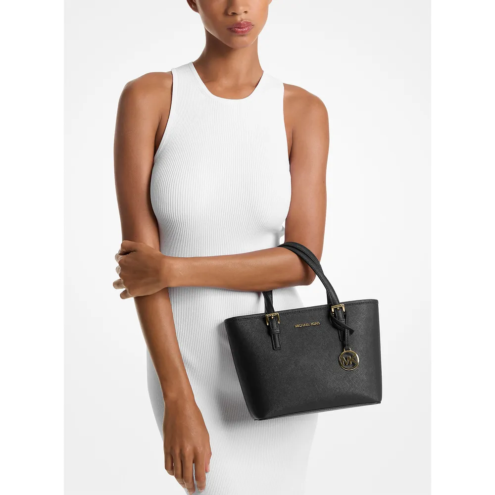 mk287771016_3_webp.webp Michael Kors Bolso tote Jet Set Travel extrapequeño saffiano | Negro