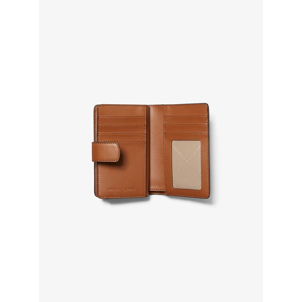Michael Kors Cartera mediana con logotipo de la firma | Marrón
