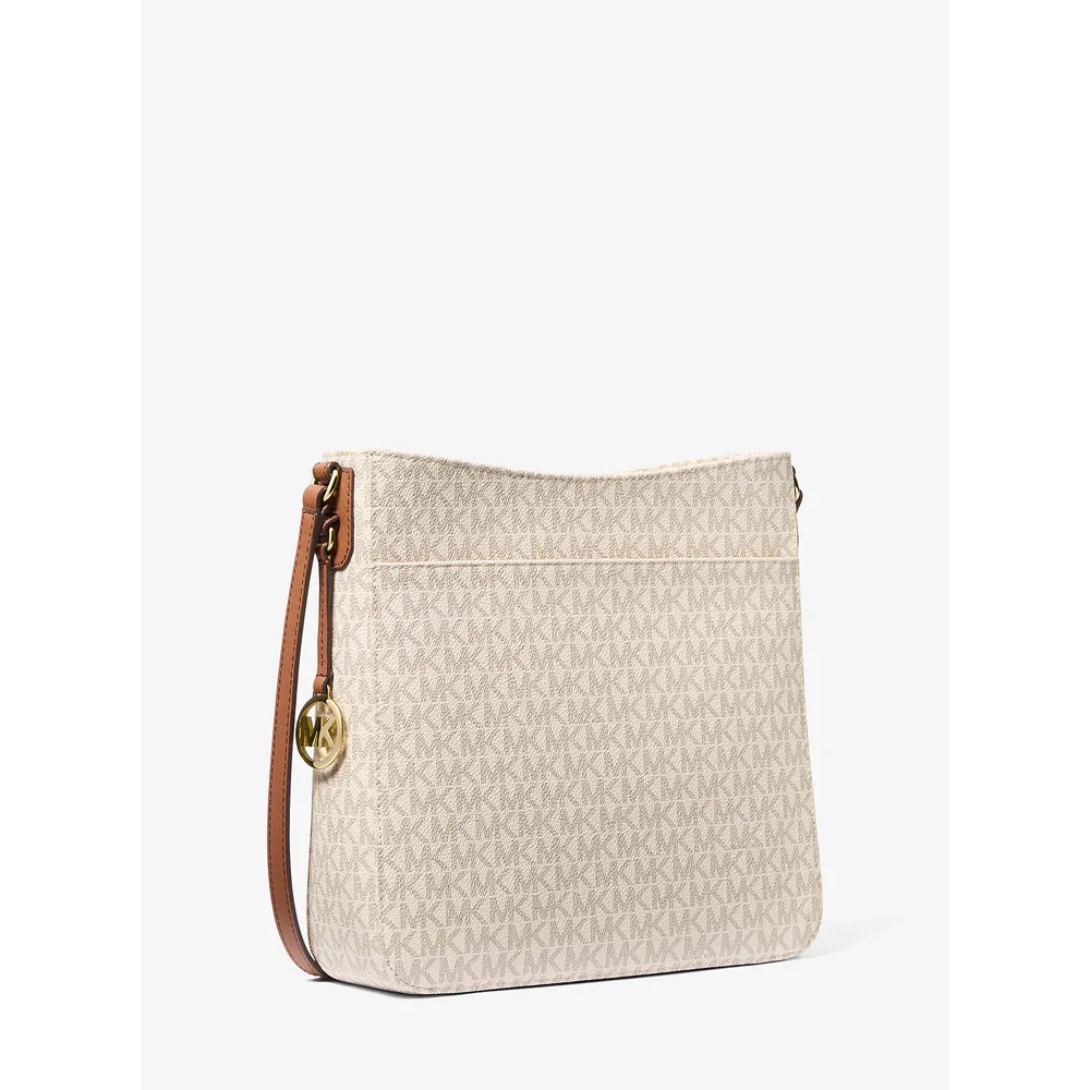 Michael Kors Bolso bandolera grande con logotipo de Jet Set Travels | Vainilla