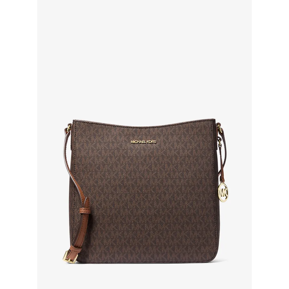 Michael Kors Bolso bandolera grande con logotipo de Jet Set Travels | Marrón