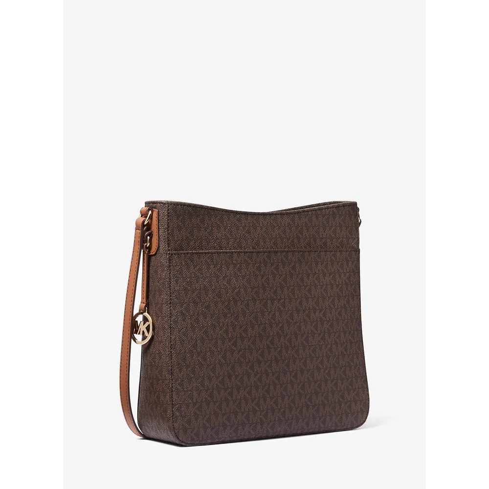 Michael Kors Bolso bandolera grande con logotipo de Jet Set Travels | Marrón