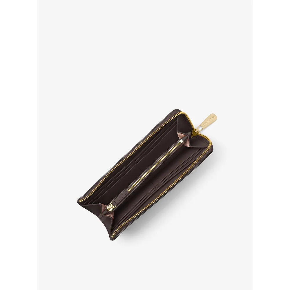 Michael Kors Cartera grande y logotipo de Jet Set Travel | Brown