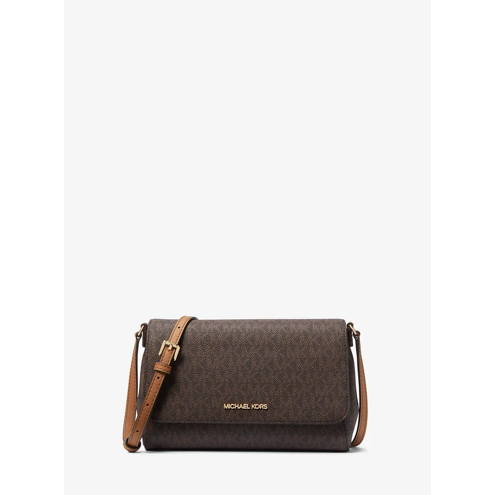 mk287795879_0_webp.webp Michael Kors Bolso bandolera convertible mediano con logotipo | Marrón