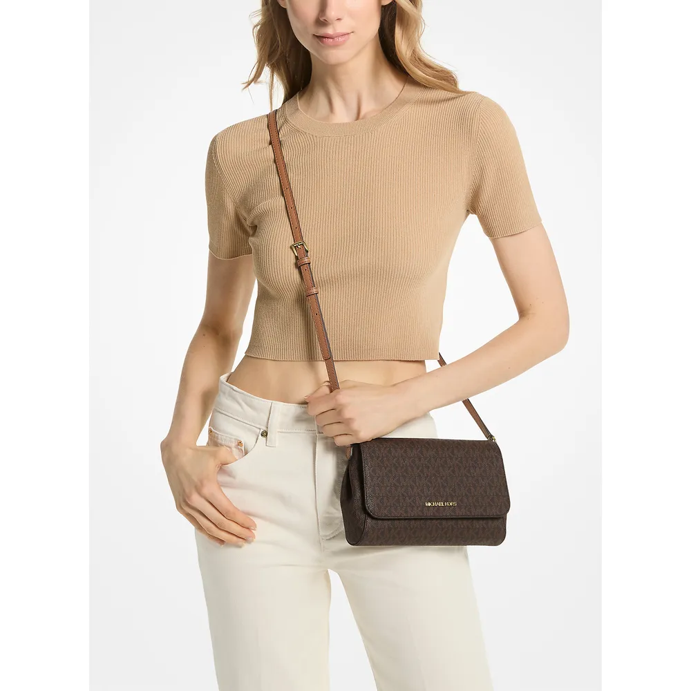 Michael Kors Bolso bandolera convertible mediano con logotipo | Marrón