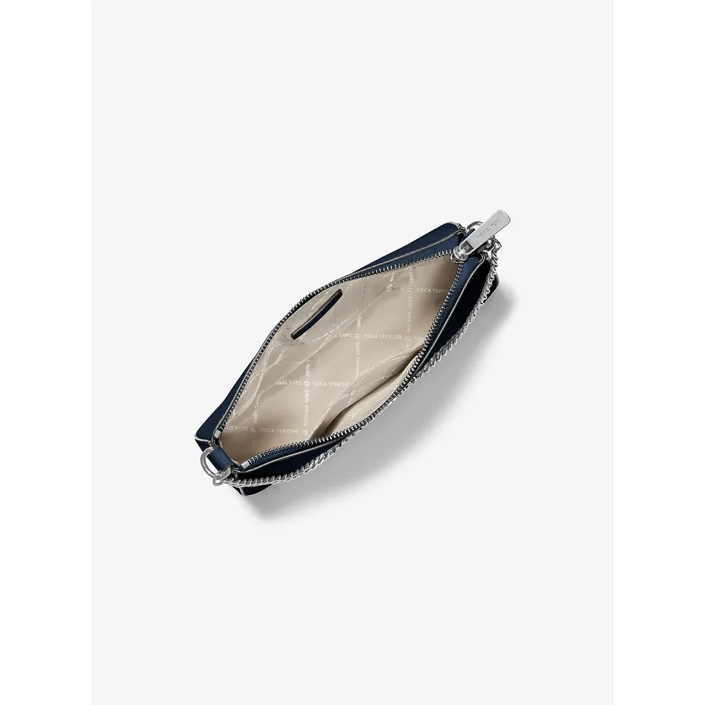 Michael Kors Bolso bandolera mediano Jet Set de piel saffiano | Navy