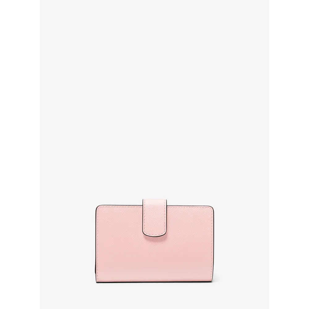 Michael Kors Cartera mediana de piel de grano cruzado | Powder Blush