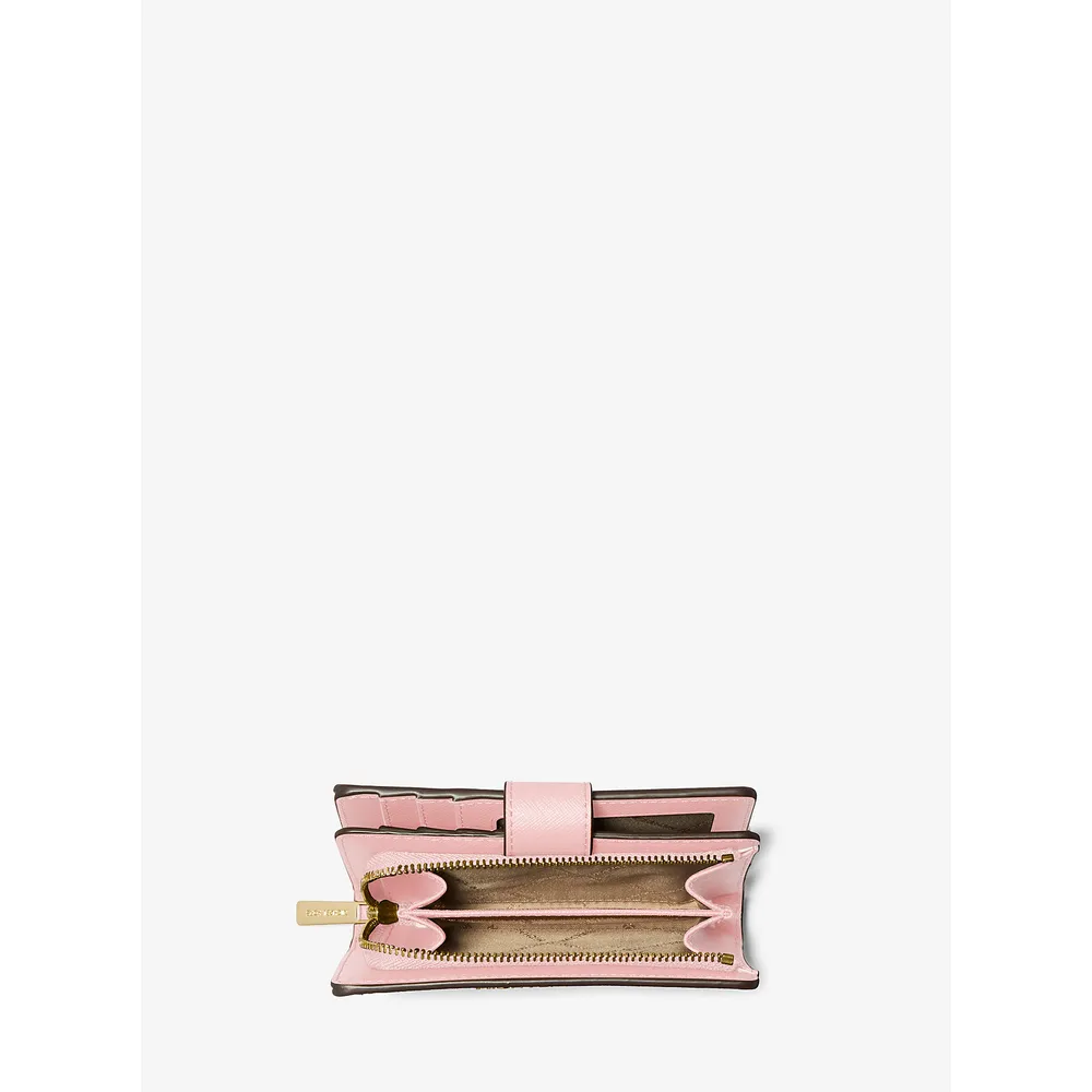 Michael Kors Cartera mediana de piel de grano cruzado | Powder Blush