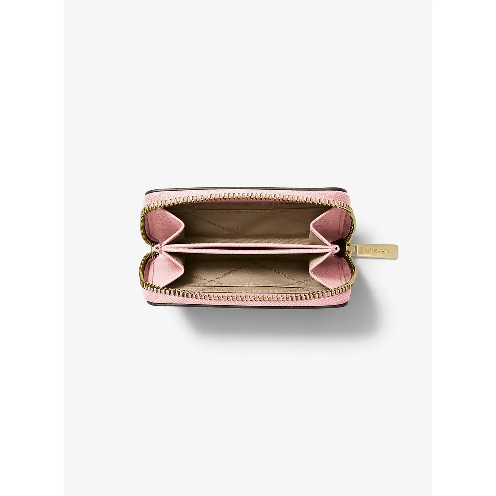 Michael Kors Cartera mediana Jet Set Travel de piel saffiano | Powder Blush
