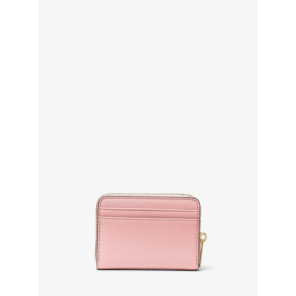 Michael Kors Cartera mediana Jet Set Travel de piel saffiano | Powder Blush