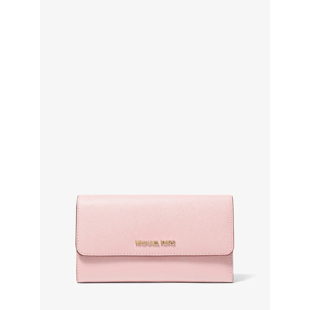 Michael Kors Cartera de viaje Jet Set de tres pliegues | Powder Blush
