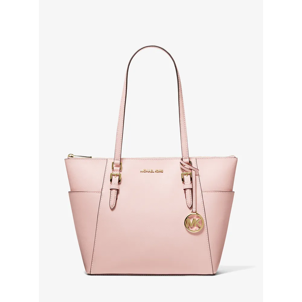 Michael Kors Bolso tote grande Charlotte de piel saffiano | Powder Blush