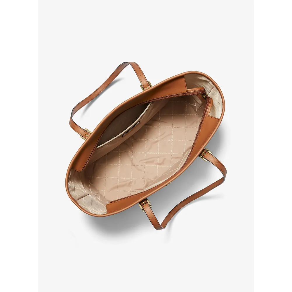 Michael Kors Bolso grande con logotipo de Jet Set Travel | Vainilla