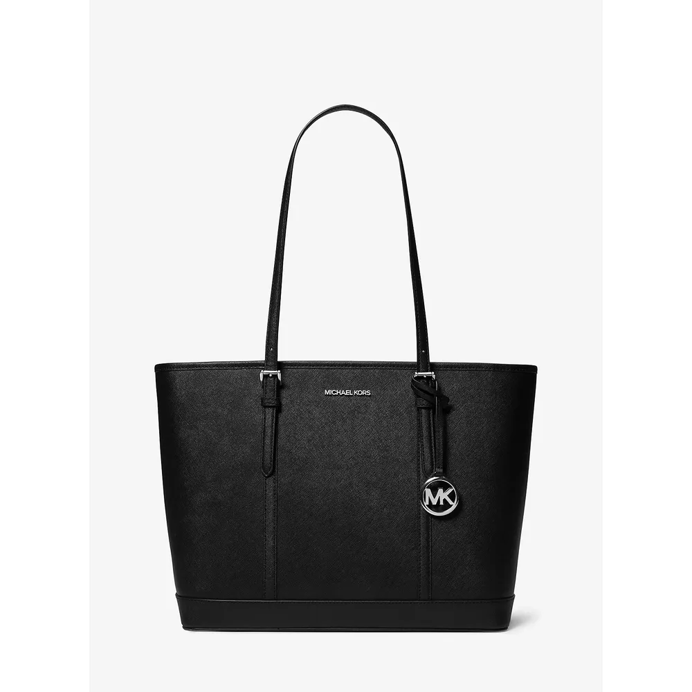 Michael Kors Bolso tote grande de piel saffiano Jet Set Travel | Negro
