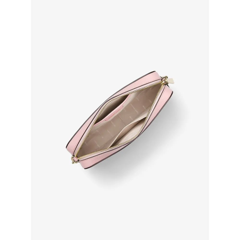 Michael Kors Bolso bandolera grande Jet Set de piel saffiano | Powder Blush