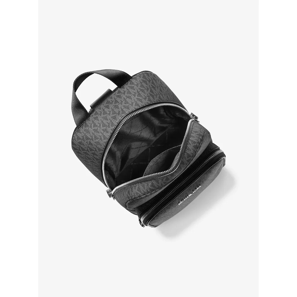Michael Kors Mochila bandolera con logotipo de Cooper | Negro