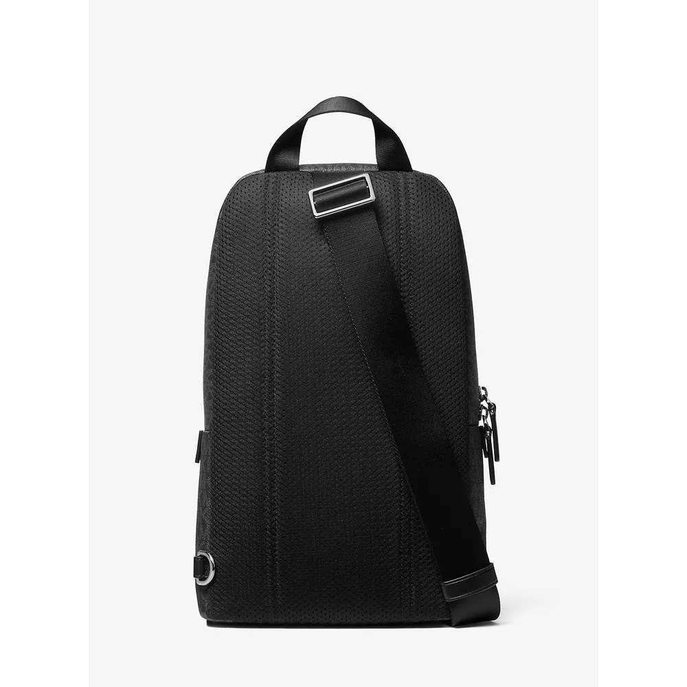 Michael Kors Mochila bandolera con logotipo de Cooper | Negro