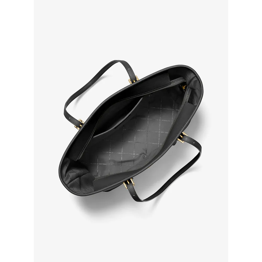 Michael Kors Bolso tote grande de piel saffiano Jet Set Travels | Negro