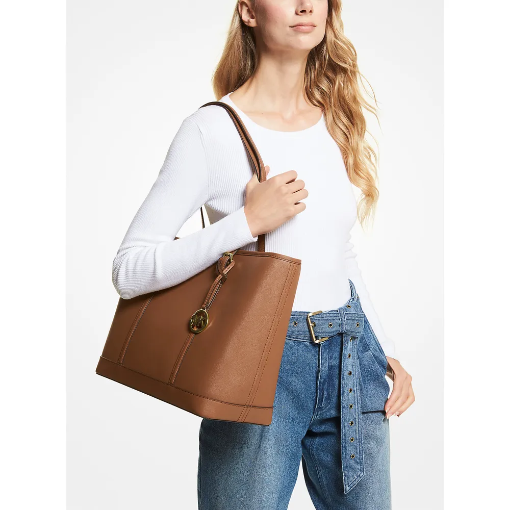 Michael Kors Bolso tote grande de piel saffiano Jet Set Travel | Luggage