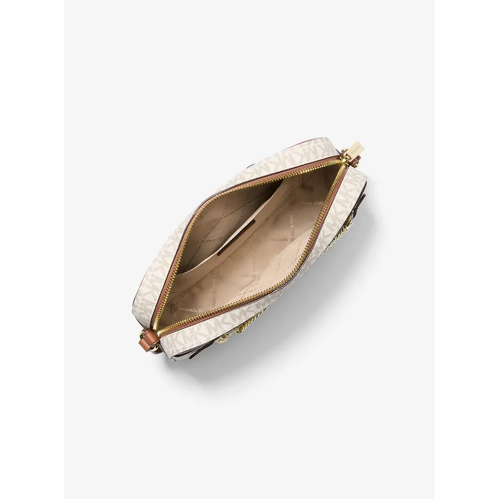 Michael Kors Bolso bandolera grande con logotipo Jet Sets | Vainilla