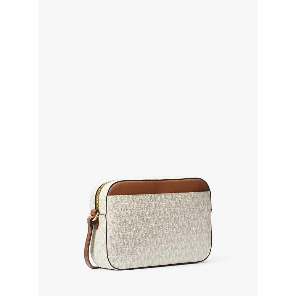 Michael Kors Bolso bandolera grande con logotipo Jet Sets | Vainilla
