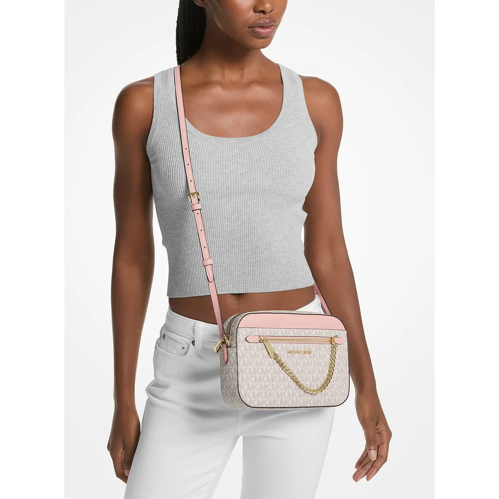 Michael Kors Bolso bandolera grande con logotipo Jet Sets | Pwd Blsh Mlt
