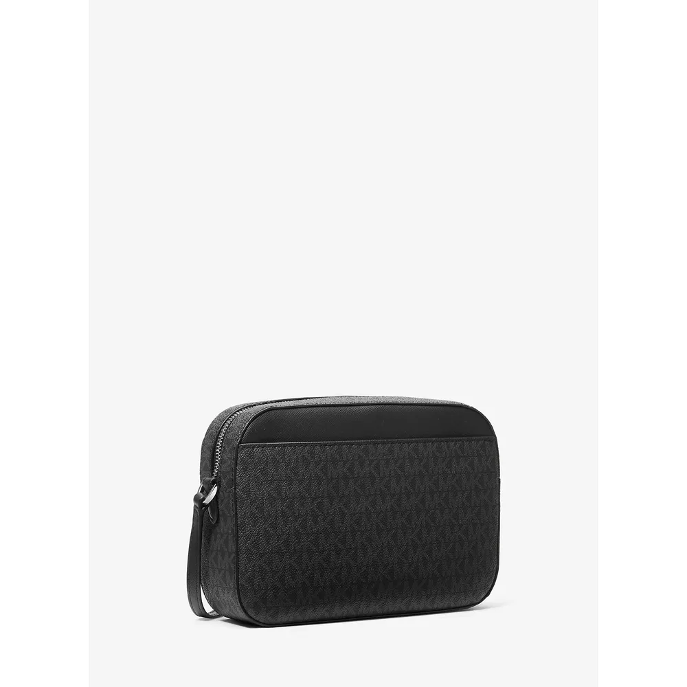 Michael Kors Bolso bandolera grande con logotipo Jet Sets | Negro