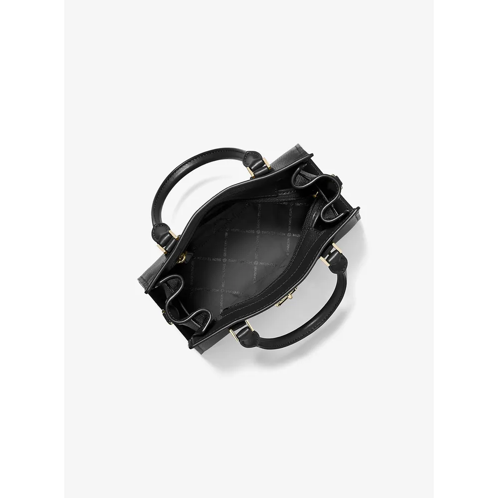 Michael Kors Bolso pequeño de cuero Hamilton | Negro