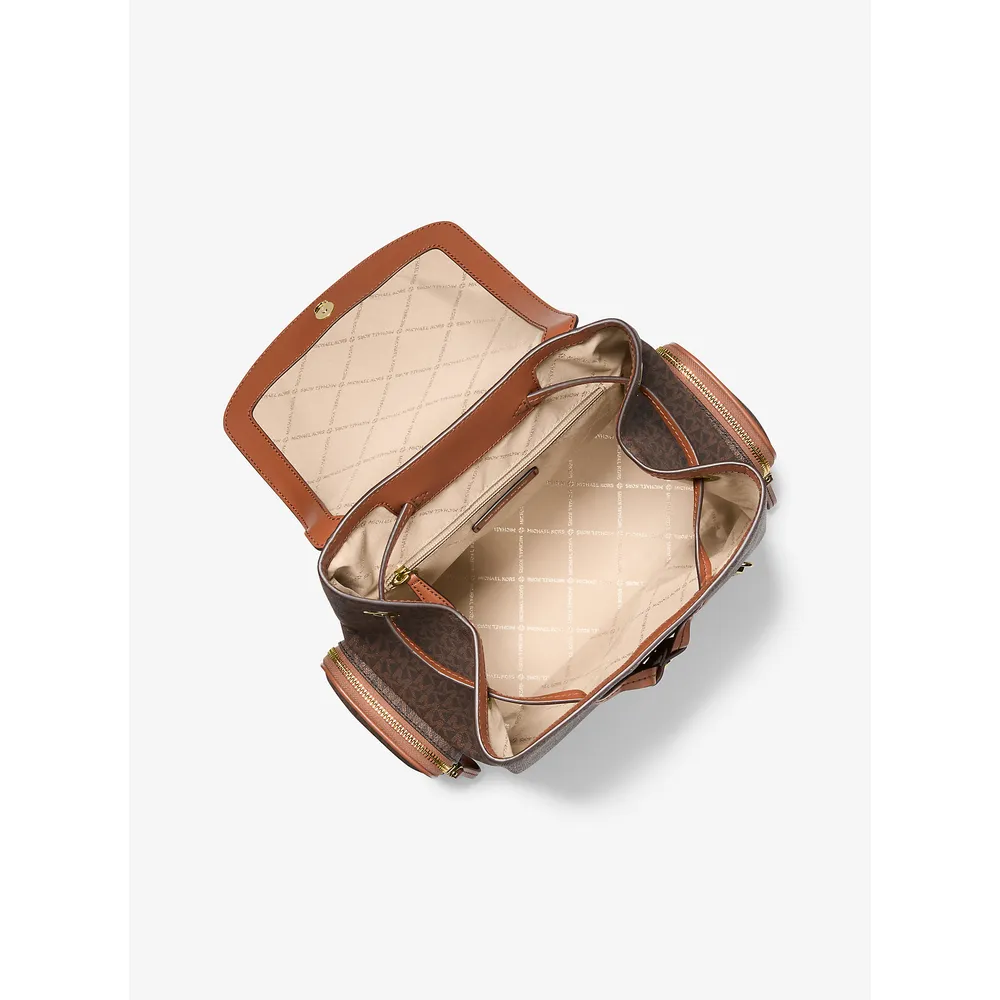Michael Kors Mochila grande con logotipo Jet Set | Marrón