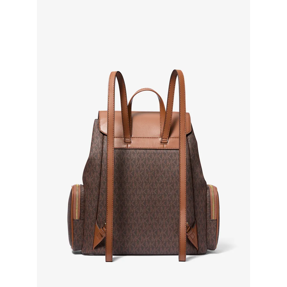 Michael Kors Mochila grande con logotipo Jet Set | Marrón