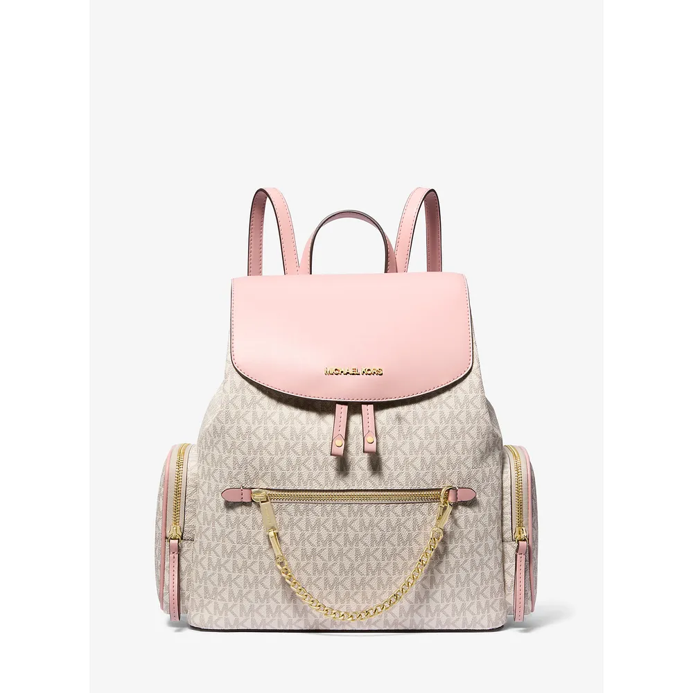 Michael Kors Mochila grande con logotipo Jet Set | Pwd Blsh Mlt