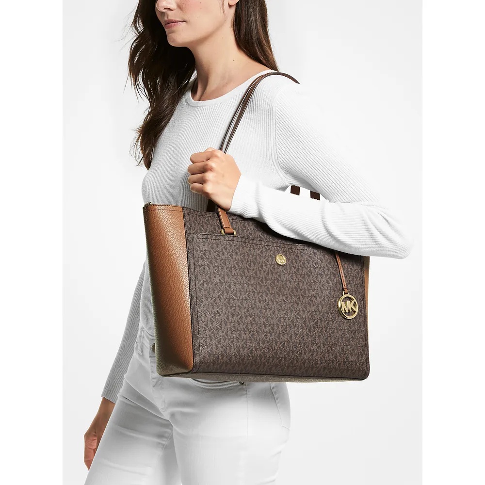 Michael Kors Bolso tote 3 en 1 con logotipo grande de Maisie | Marrón