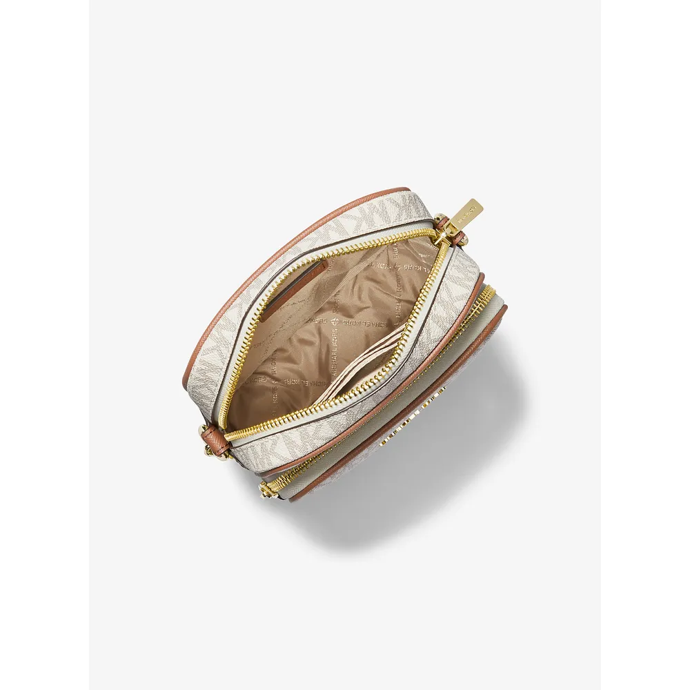 Michael Kors Bolso bandolera mediano con logotipo Jet Set Travel | Vanilla