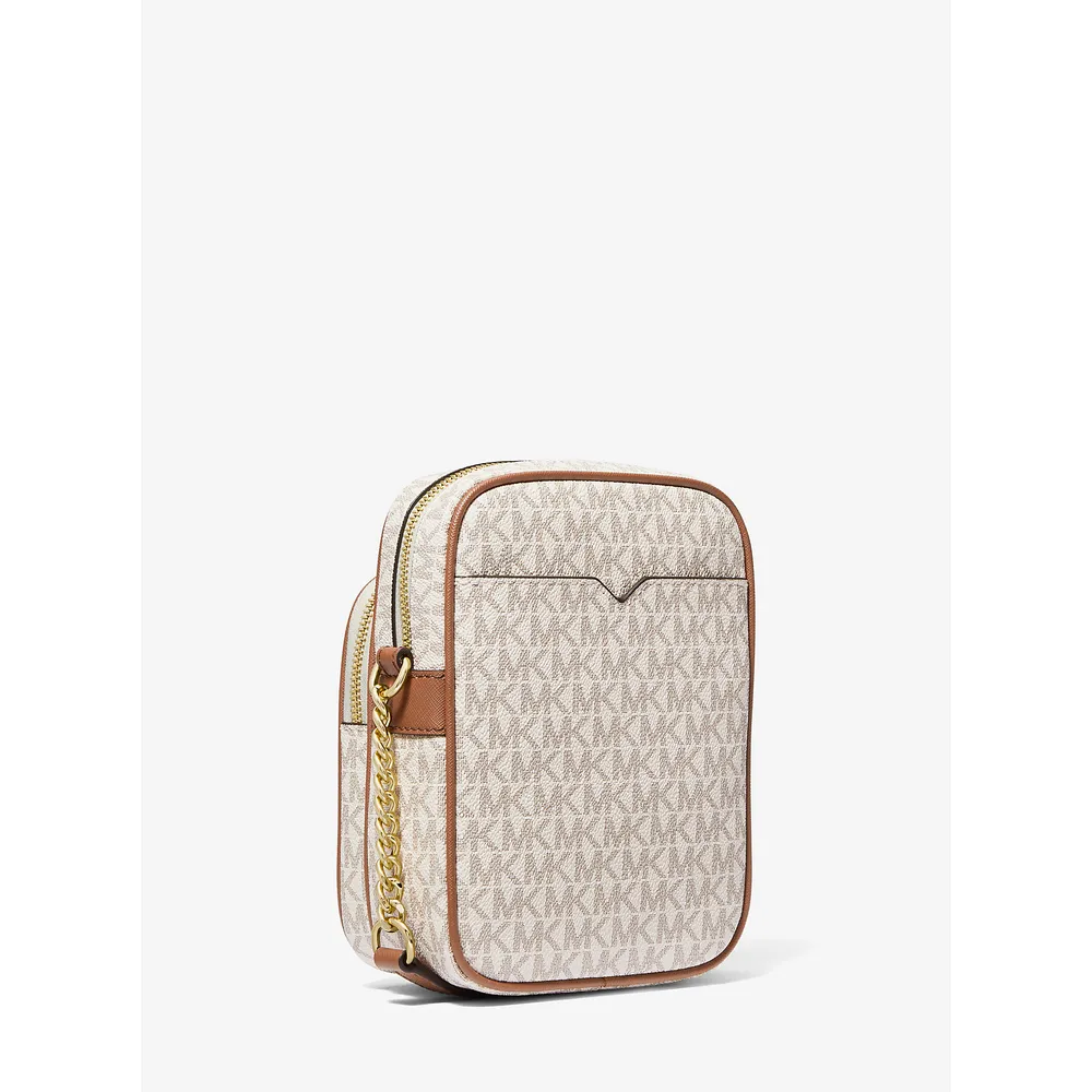 Michael Kors Bolso bandolera mediano con logotipo Jet Set Travel | Vanilla