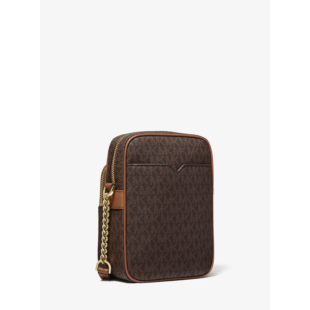 Michael Kors Bolso bandolera mediano con logotipo Jet Set Travel | Marrón
