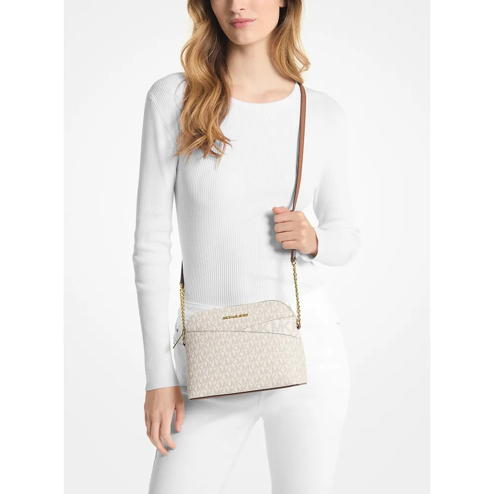 Michael Kors Bolso bandolera mediano Jet Set Travel | Vanilla