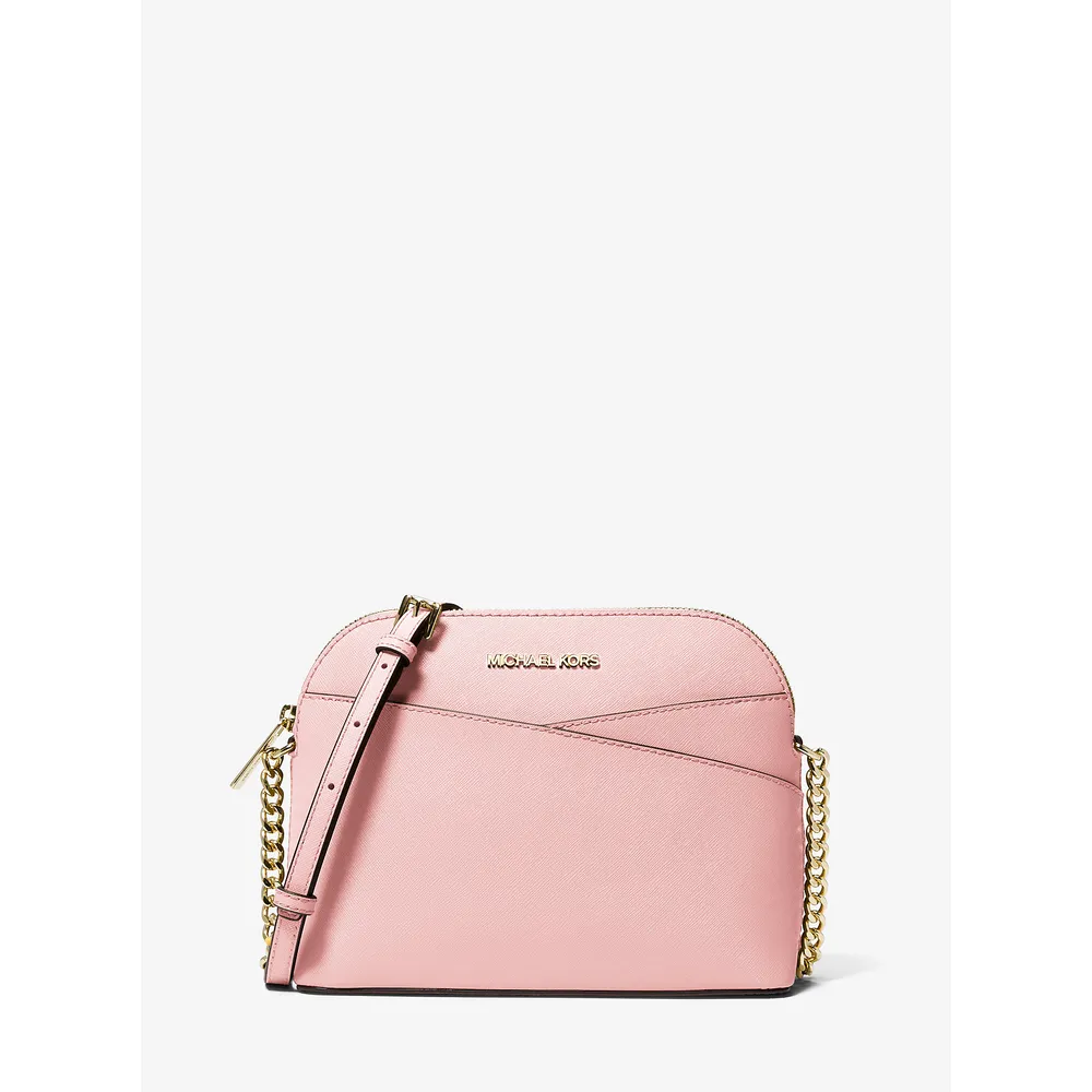 Michael Kors Bolso bandolera mediano tipo domo Jet Set Travel | Powder Blush