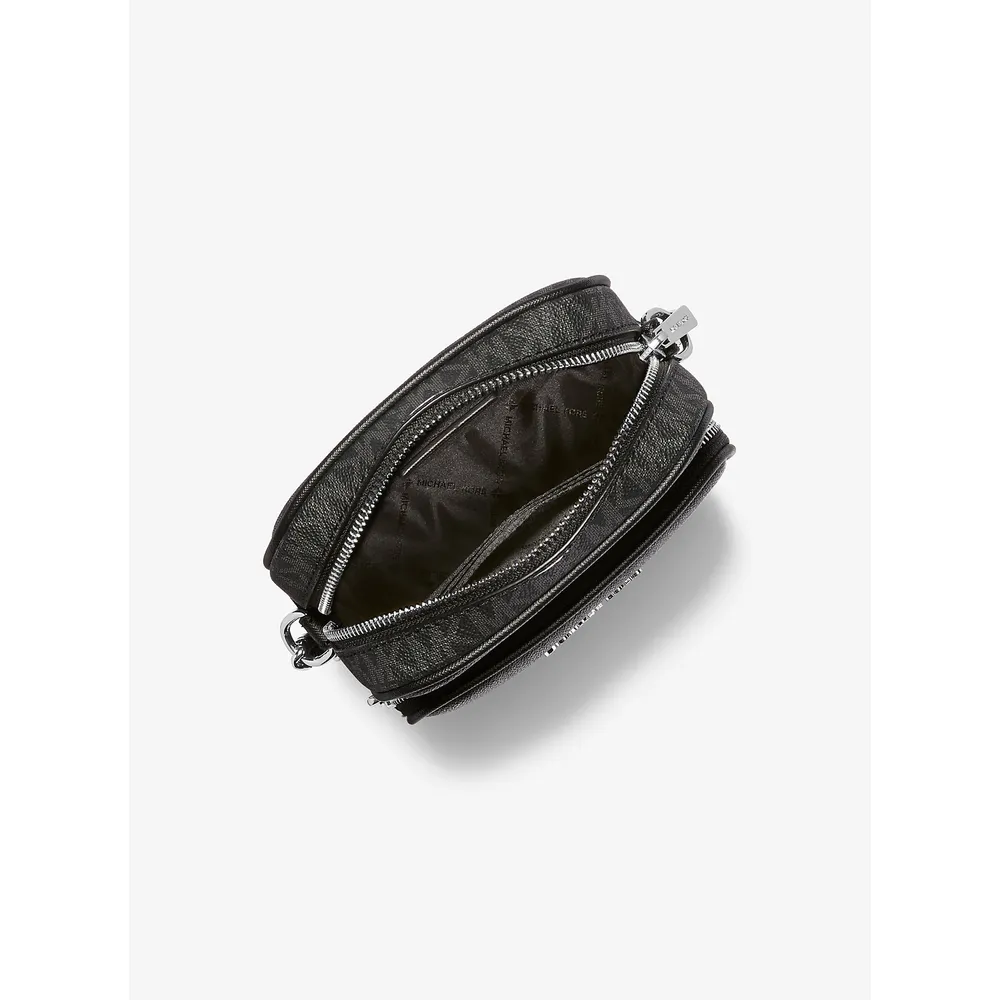 Michael Kors Bolso bandolera mediano con logotipo Jet Set Travel | Negro