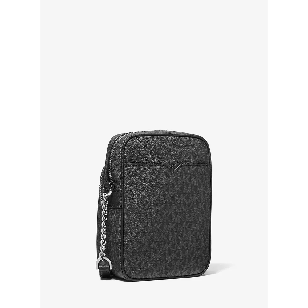 Michael Kors Bolso bandolera mediano con logotipo Jet Set Travel | Negro