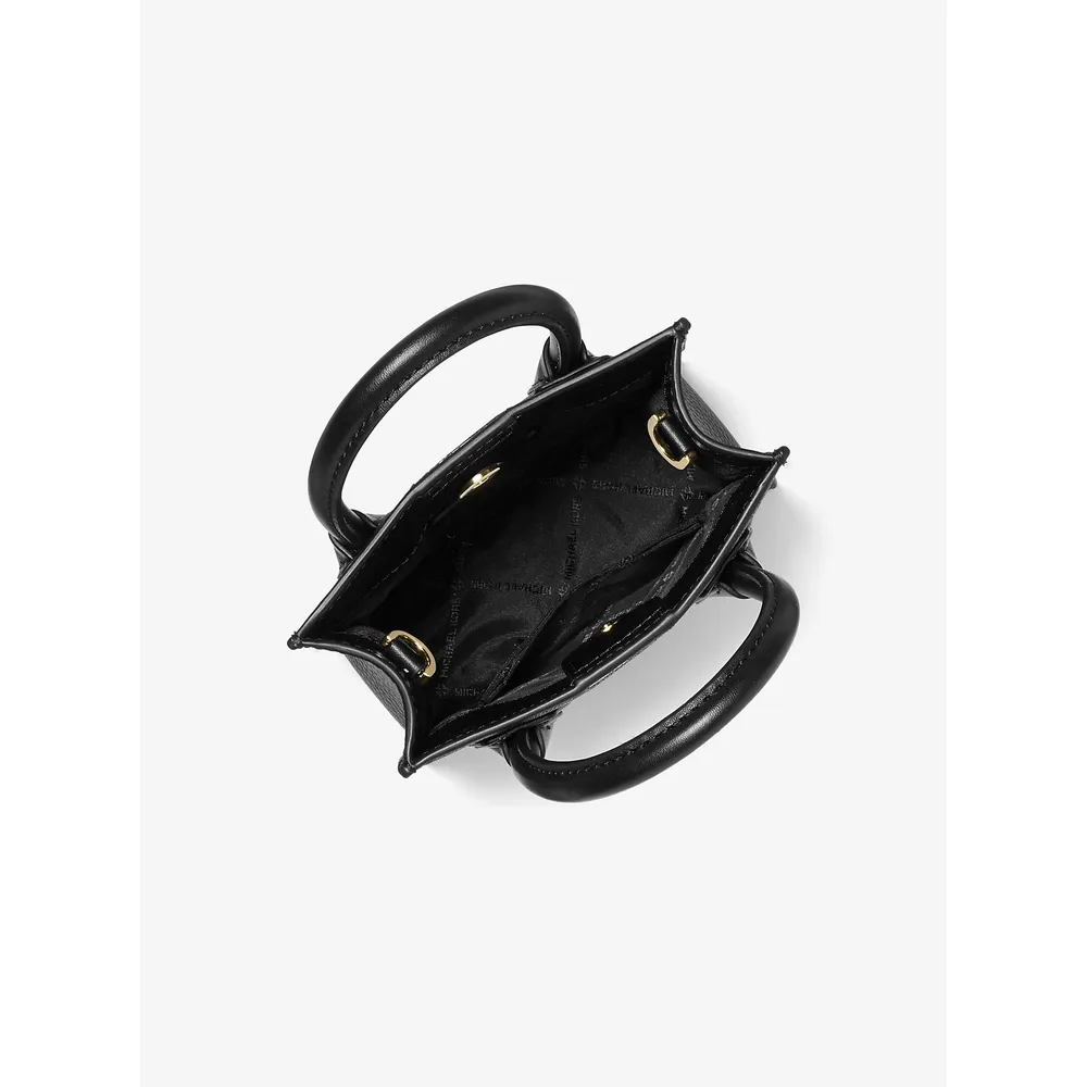 Michael Kors Bolso bandolera Mercer extrapequeño de piel y logotipo | Negro