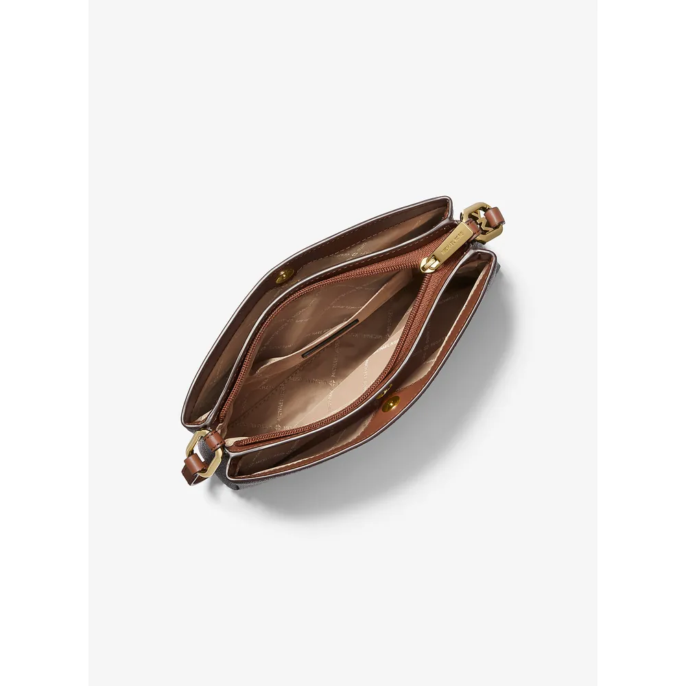 Michael Kors Bolso bandolera mediano con logotipo Trisha | Brown