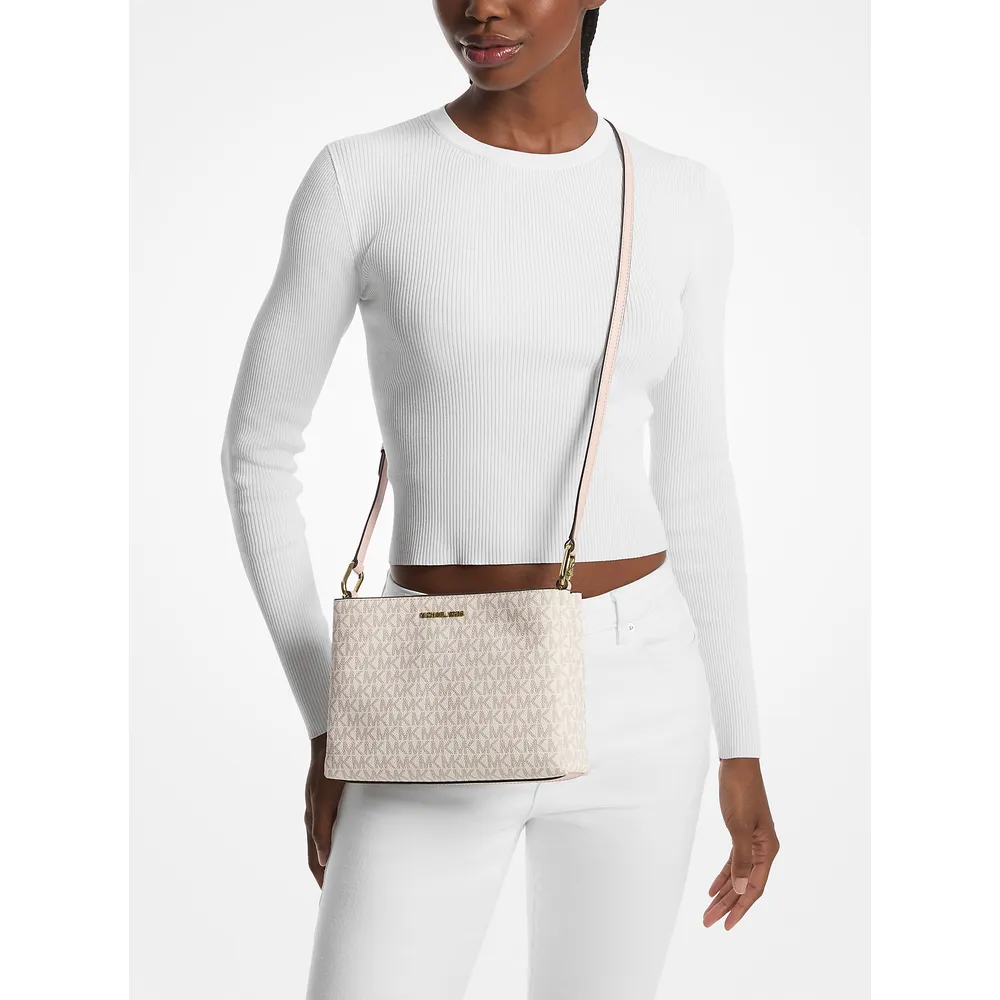 Michael Kors Bolso bandolera mediano con logotipo Trisha | Pwd Blsh Mlt