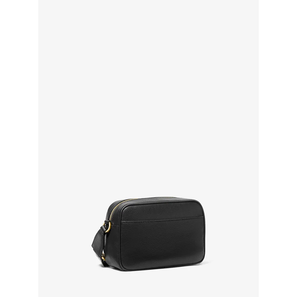 Michael Kors Bolso mediano de piel Jet Set con funda Apple Airpods | Negro
